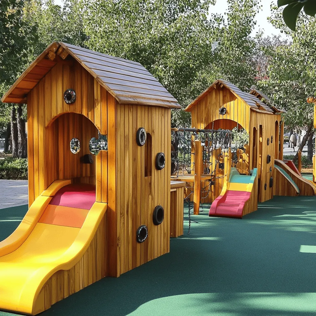Un parque infantil de madera es un lugar perfecto para jugar. La madera es fuerte y duradera, ideal para soportar el juego diario. Aquí te cuento diez beneficios que lo hacen especial.