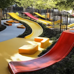 Un parque para niños es un lugar mágico. Los niños pueden jugar y explorar de manera segura. En estos parques, la risa y la diversión nunca faltan. Los espacios están diseñados para que cada niño encuentre su aventura. Además, hay zonas para descansar y disfrutar del aire libre.