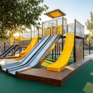 Los parques infantiles son lugares mágicos. Aquí, los niños pueden jugar y explorar. Jugar al aire libre es muy importante para su desarrollo. Los parques ofrecen un espacio seguro y divertido. Los niños pueden correr, saltar y hacer amigos nuevos. Además, aprenderán a trabajar en equipo y a compartir.