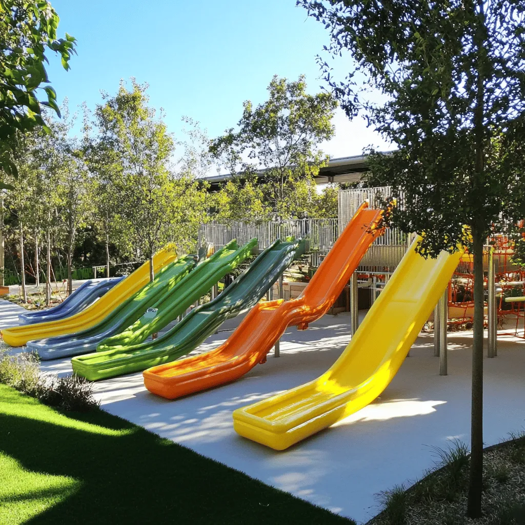 Los parques infantiles son espacios mágicos. Aquí, los niños pueden explorar y aprender. Al aire libre, el juego se vuelve más divertido. Los niños corren, saltan y ríen mientras se divierten. Esta actividad es vital para su desarrollo.