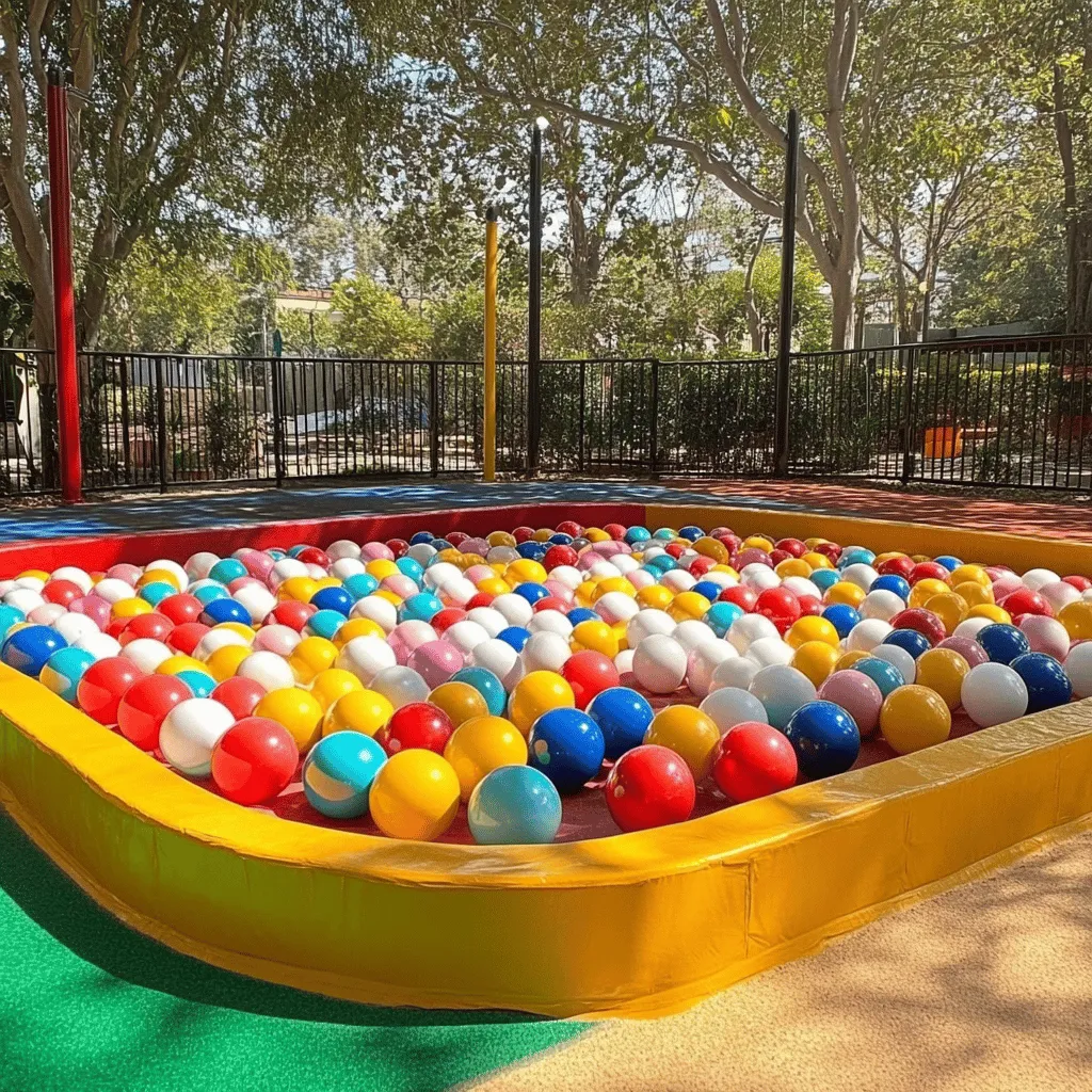 Un parque de bolas para bebés es un espacio seguro y divertido. Estos parques están llenos de bolas suaves y coloridas. Los bebés pueden gatear, rodar y explorar sin peligros. La estructura está hecha de materiales seguros y duraderos. Es genial para jugar en casa o en espacios públicos.