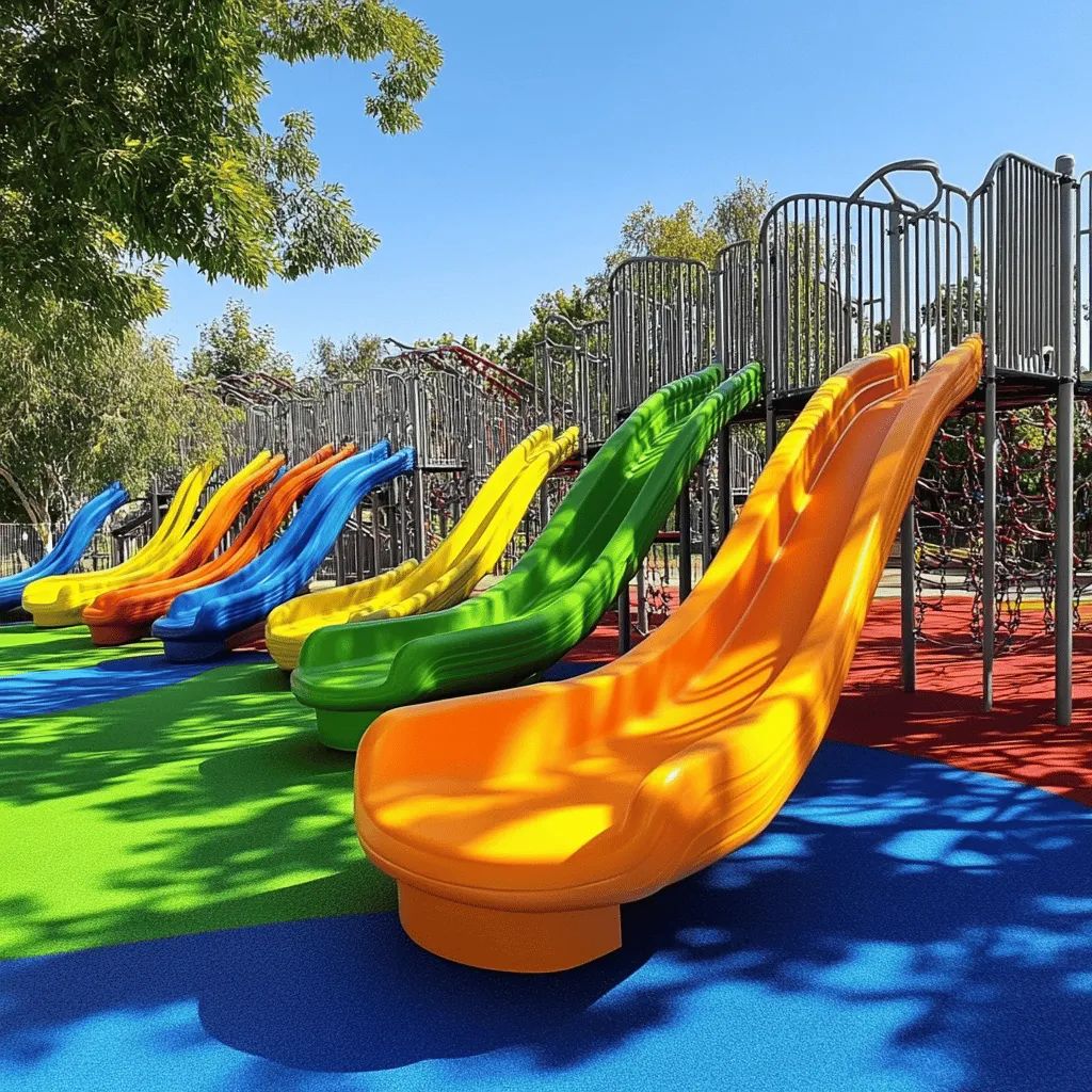 Los parques infantiles son lugares donde los niños juegan y se divierten. Pero, ¿cómo aseguramos que el juego sea seguro? La seguridad es lo primero. Existen normas que todos los parques deben seguir. Estas normas protegen a los niños mientras juegan. Por ejemplo, es vital que todos los juegos tengan superficies blandas. Esto ayuda a evitar lesiones al caer.