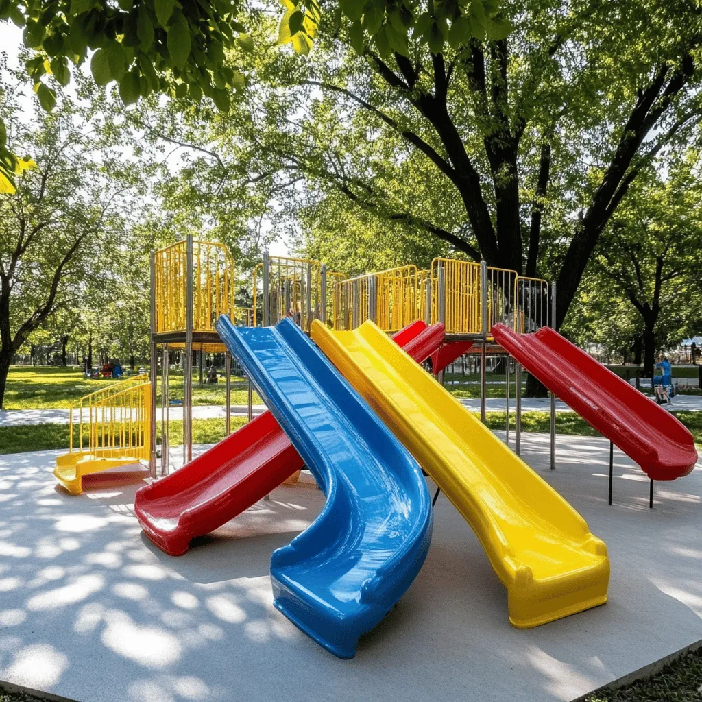 Los parques infantiles son lugares mágicos. Los niños pueden correr, saltar y jugar. Estos espacios fomentan la creatividad y el desarrollo. El juego al aire libre es importante para la salud física y mental. Las risas y el movimiento ayudan a los niños a crecer felices.