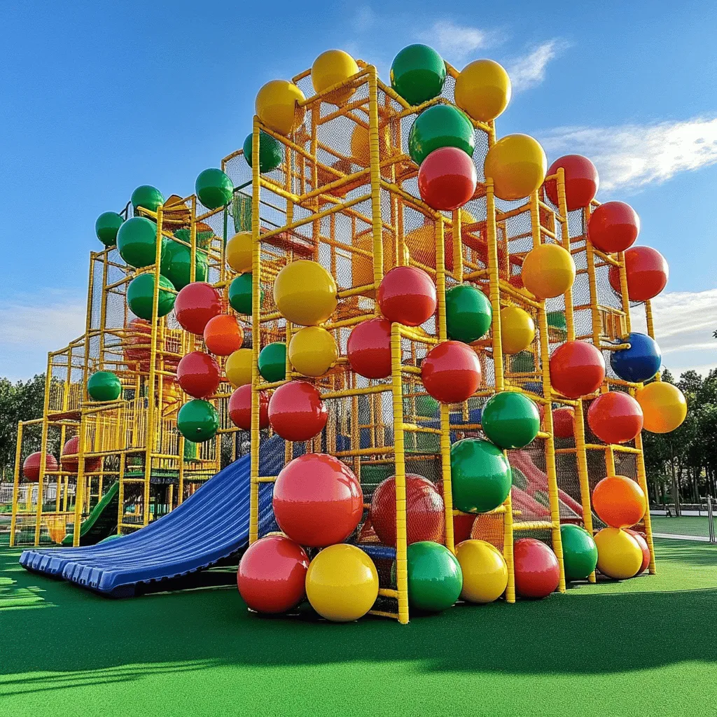 Los parques de bolas son espacios llenos de diversión. Son ideales para que los niños jueguen y se muevan. Estos parques ofrecen un lugar seguro para que los pequeños se diviertan. En un parque de bolas, los niños pueden saltar, correr y explorar sin problemas.