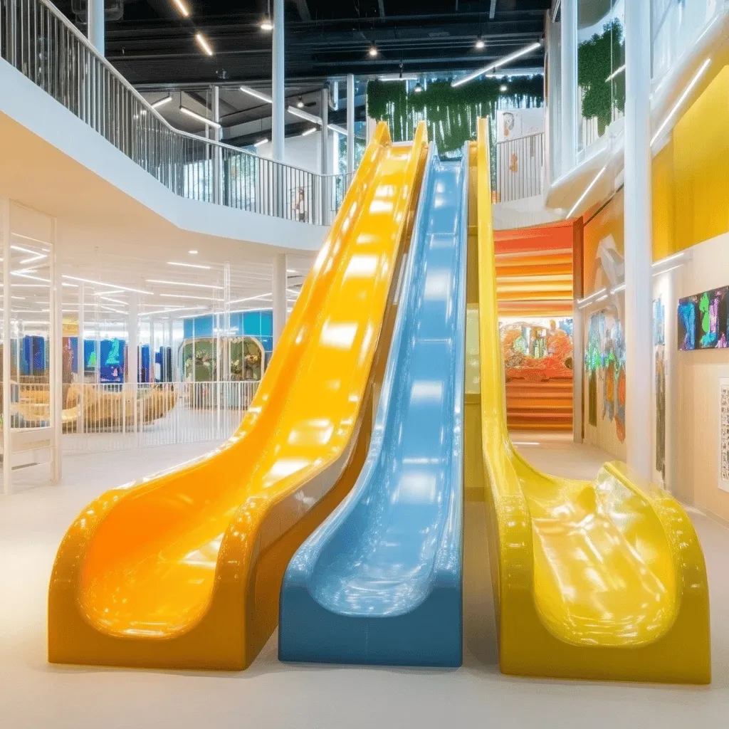 Los parques interiores son espacios llenos de diversión. Estos lugares permiten a los niños jugar sin importar el clima. Un parque interior para niños es un área cubierta, diseñada para el ocio y la actividad. Los niños pueden correr, saltar y explorar en un ambiente seguro y controlado.