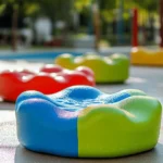 Las colchonetas en parques infantiles son clave para la seguridad. Una buena colchoneta puede hacer una gran diferencia. Ayudan a que los niños jueguen sin miedo a lastimarse. También, hacen que el parque se vea más colorido y divertido.
