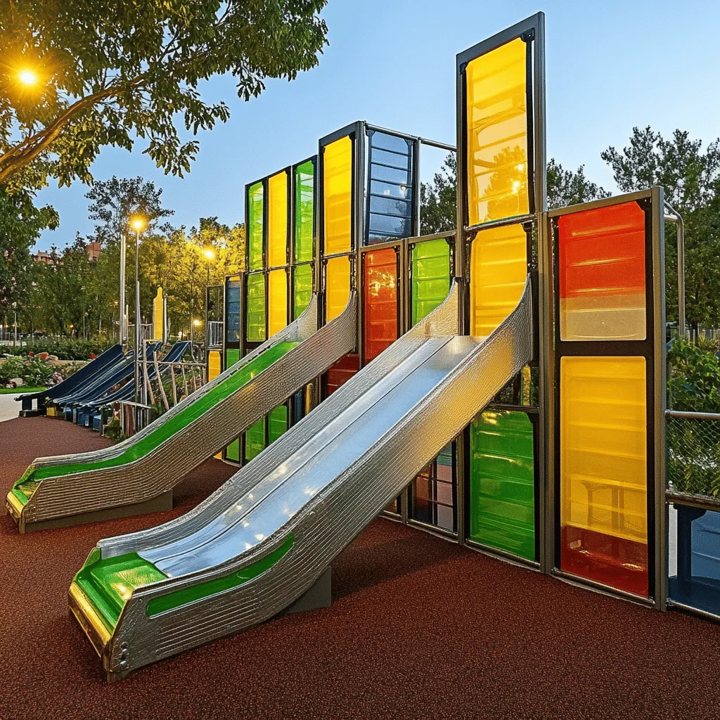 Los parques infantiles son lugares mágicos donde los niños pueden jugar y aprender. El diseño de un parque debe ser seguro y divertido. Un buen parque ofrece columpios, toboganes, y zonas suaves para jugar. Cada elemento del parque ayuda a los niños a crecer y desarrollar habilidades.
