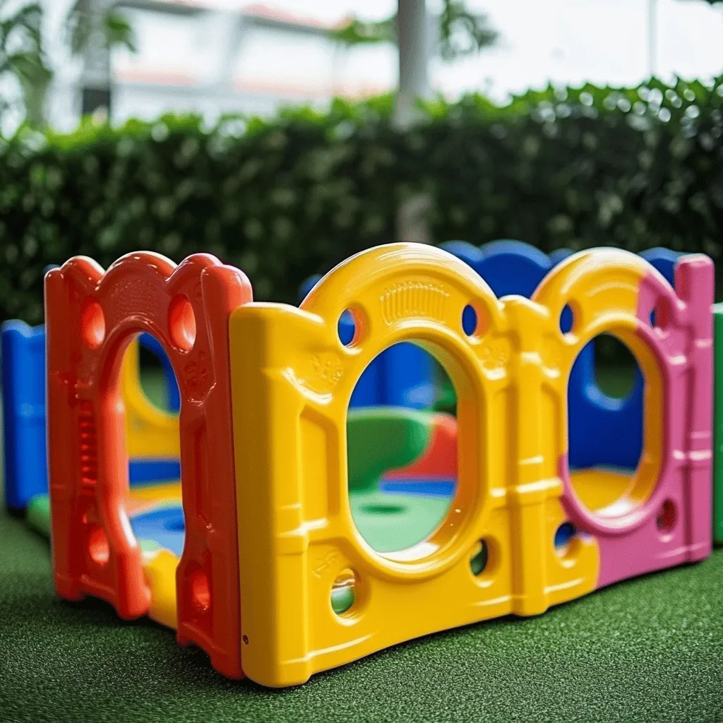 Los parques para bebés son espacios divertidos y seguros donde los pequeños pueden jugar. Al elegir un parque, la seguridad es lo más importante. Debemos asegurarnos de que el área tenga barreras suaves y acolchadas. Esto ayuda a prevenir golpes y caídas. Las esquinas redondeadas también son clave para un ambiente seguro.