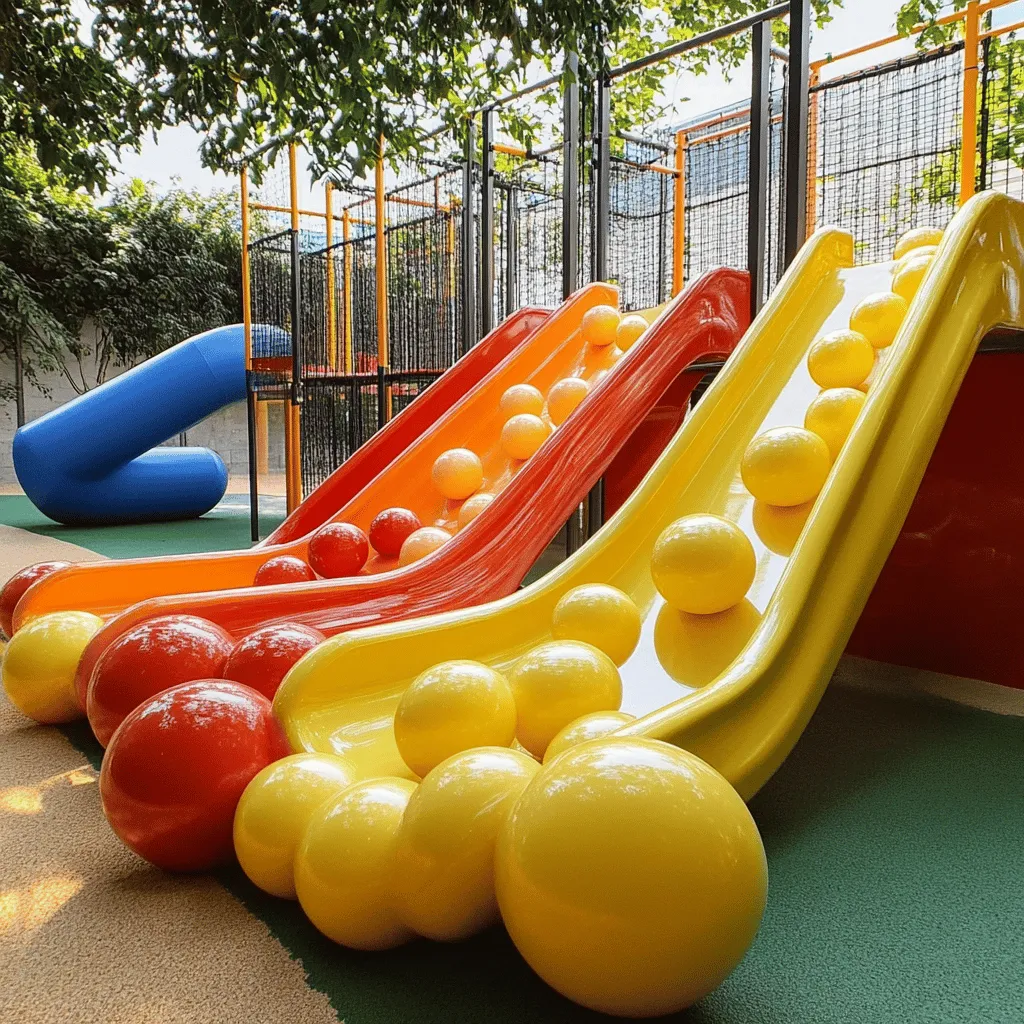 Los parques de bolas son espacios mágicos. Aquí, los niños pueden jugar, saltar y reír. Estos lugares están llenos de bolas de colores y estructuras divertidas. Los niños de 1 a 8 años disfrutan mucho en estos parques. Es un ambiente seguro donde pueden explorar.