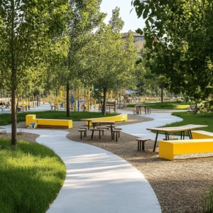 Los parques públicos son lugares mágicos. Son espacios donde todos pueden relajarse y disfrutar. Te ayudan a conectar con la naturaleza y con otras personas. Además, ofrecen muchas actividades divertidas. Un buen parque debe tener áreas de juego y mobiliario urbano cómodo. De esta manera, todos pueden disfrutar sin preocupaciones.