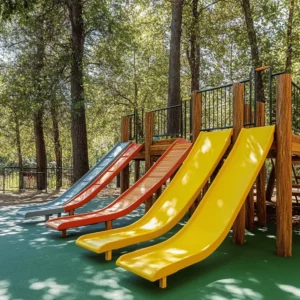 Los parques de juegos infantiles son lugares mágicos. Aquí, los niños pueden correr, saltar y jugar. El aire fresco y el sol hacen que sea aún mejor. El juego al aire libre es muy importante. Ayuda a los niños a crecer fuertes y felices. En este artículo, te contaré sobre los mejores parques de juegos infantiles.