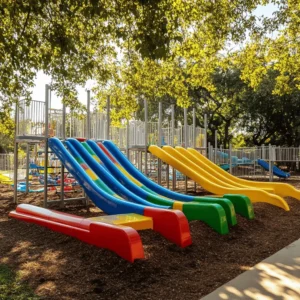 Un parque infantil es un espacio donde los niños pueden jugar, explorar y aprender. Estos parques son vitales para el desarrollo de los más pequeños. Permiten que los niños se relacionen con otros, fomentando la amistad y el trabajo en equipo. Aquí te cuento diez beneficios que ofrecen estos espacios de juego.